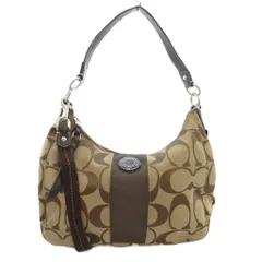 コーチ COACH ハンドバッグ ショルダー 2WAY シグネチャー ベージュ /AE ■GY18