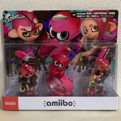 アミーボ amiibo トリプルセット[タコガール／タコ／タコボーイ]（スプラトゥーンシリーズ）