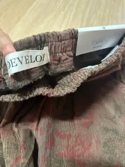 DEVELOP コーデュロイ フラワー パンツ M