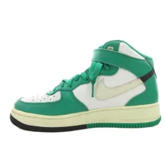 ナイキ NIKE DZ2554-100 エアフォース1 ミッド 07 LV8 スタジアムグリーン ミドル スニーカー シューズ 24.5cm 緑 グリーン 白 ホワイト /GV ■GY03