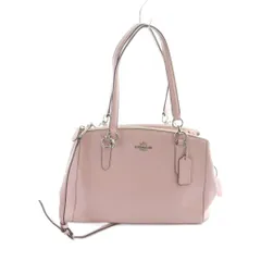 コーチ COACH F36637 ハンドバッグ ショルダーバッグ 2WAY レザー PVC ロゴ ピンク ■GY11/MQ