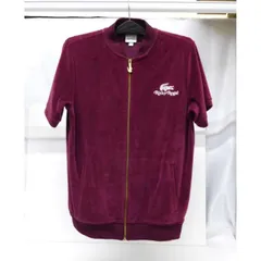 ラコステ LACOSTE Ricky Regal ベロア S/S トラックジャケット 表記S メンズ △WF2393