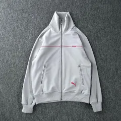 80s　PUMA　プーマ　トラックジャケット　ジャージ　刺繍ロゴ　レトロ　ヴィンテージ  ヒットユニオン