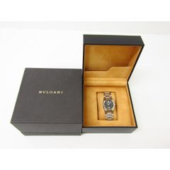 びこ様 BVLGARI 自動巻き ダークグレー 時計 - メルカリ