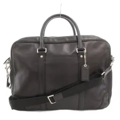 コーチ COACH 70305 トランスアトランティック レザー ジップトップ ブリーフ Transatlantic Leather Zip Top Brief ハンドバッグ ショルダー 2WAY 斜め掛け A4サイズ収納 黒 ブラック /GV ■GY18