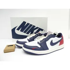 ナイキ NIKE AIR JORDAN 1 RETRO LOW OG Howard Gym Red & Midnight Navy HQ2993-100 size:27.0cm 靴 △WT4355