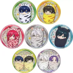 【中古】バッジ・ビンズ 全7種セット 「ブルーロック ぷにとっぷ おくるみあそーと ホログラム缶バッジ」 ガシャポンオンライン限定
