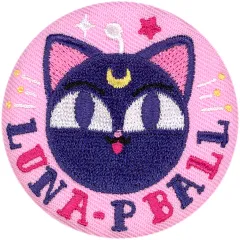 【中古】バッジ・ビンズ ルナPボール 「美少女戦士セーラームーン ストアオリジナル 刺繍缶バッジ Vol.2」 セーラームーンストア限定
