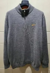 グレッグ・ノーマン 防風ハーフジップアップニット 110