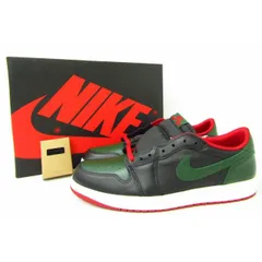 NIKE ナイキ WMNS AIR JORDAN 1 RETRO LOW OG BLACK AND GORGE GREEN CZ0775-036 スニーカー SIZE:29.0cm★SH8304