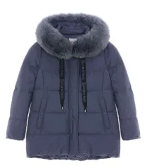 zishen トリミング フード グースダウン アウター LCDWKA22