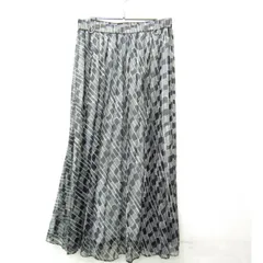 MACKINTOSH LONDON マッキントッシュ ロンドン グラフィカルメッシュプリントスカート サイズ：38★FL1312