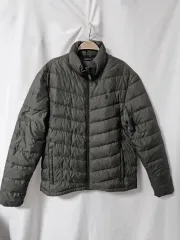 U S ポロ アセンティック 軽量 グース ダウン アウター カーキ