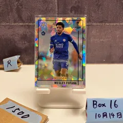 2021 Topps Merlin Wesley Fofana 206/250 Leicester City Cracked Ice Refractor RC ルーキー Rookie カード