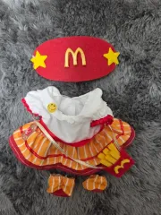 20cm ぬい ぬいぐるみ マクドナルド アルバイト服