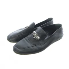 【中古】エルメス HERMES コリエドシアン ビジネスシューズ 靴 ロゴ レザー 42 26.5-27cm 黒 ブラック ■GY18 /MQ エルメス HERMES コリエドシアン ビジネスシューズ 靴 ロゴ レザー 42