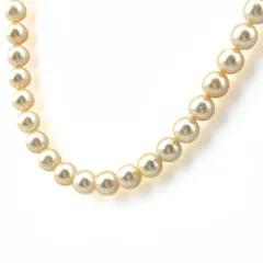 タサキ TASAKI パール デザインネックレス SILVER シルバー 真珠 ネックレス SV パール レディース 【中古】