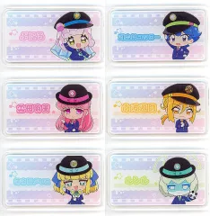 【中古】バッジ・ビンズ 全6種セット 「ぷにるはかわいいスライム POP UP SHOP in 東京キャラクターストリート by eeo アクリルプレートバッジ 01.ミニキャライラスト」