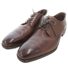 ナノ&amp;コー nano&amp;co ビジネスシューズ レースアップ レザー 皮革 25cm 茶 ブラウン /BS
