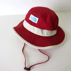 ザノースフェイス THE NORTH FACE サファリハット バケットハット 帽子 ぼうし ロゴ 刺繍 KM 赤 レッド アイボリー NNJ41702 国内正規品