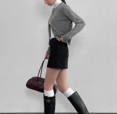 新品) エイブリー ブラックアップ バンディング ミニスカート スカート ノーブランド服