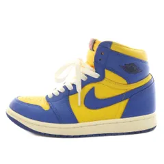 ナイキ エア ジョーダン 1 レトロ ハイ オリジナル バーシティ ゲーム ロイヤル セイル スニーカー シューズ ハイカット US8 25.0cm 青 ブルー 黄 イエロー FD2596-700 /AN14