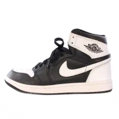 ナイキ NIKE AIR JORDAN 1 RETRO HIGH OG BLACK WHITE Air Jordan 1 Retro High OG Black White エアジョーダン1レトロハイOGブラックホワイト スニーカー US10.5 28.5cm
