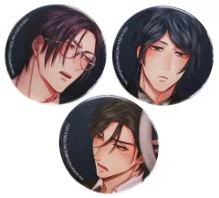 【中古】バッジ・ピンズ(キャラクター) [単品] 幸介＆裕介＆惣介 缶バッジ3個セット 「PSVitaソフト 天涯ニ舞ウ、粋ナ花 アニメイト限定セット」 同梱特典