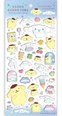 ケイカンパニー ポムポムプリン×シナモロール クリアキャンディシール 603014 Pom Pom Purin CINNAMOROLL サンリオ