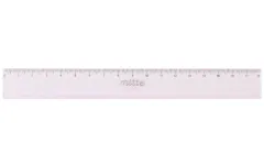 【中古】文房具その他 端ぴた定規 mitte ラベンダー