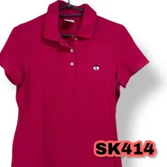 Brooks Brothers(ブルックス　ブラザーズ) 半袖ポロシャツ 赤色系 Sサイズ レディーストップス　管理SK414
