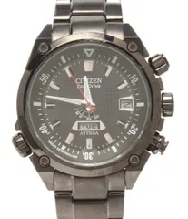 シチズン 腕時計 アテッサ ATTESA H106-T013431 ソーラー ブラック メンズ CITIZEN