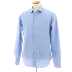 【中古】オリアン ORIAN コットン セミワイドカラー カジュアルシャツ ブルー【サイズ40】【メンズ】