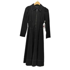 アンドクチュール And Couture ウエストリブフロントジップワンピース レディース JPN：38 