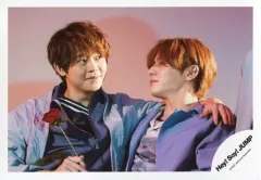【中古】生写真(ジャニーズ) Hey! Say! JUMP/有岡大貴・山田涼介/横型・バストアップ/シングル「群青ランナウェイ」MV＆ジャケ写オフショット/公式生写真