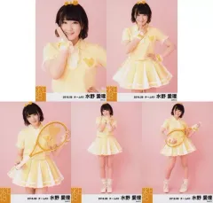 【中古】生写真(AKB48・SKE48) ◇水野愛理/SKE48 2018年8月度 個別生写真「ウィンブルドンへ連れて行って」衣装 5種コンプリートセット