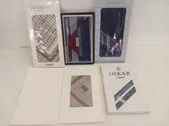 【未使用保管品】メンズ ブランドハンカチ まとめ売り 5枚セット 箱入り ギフト対応可 紳士用 ビジネス フォーマル プレゼントにもおすすめ(し)