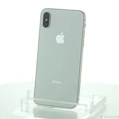 〔中古品〕 iPhoneX 64GB シルバー MQAY2J／A SIMフリー【349】