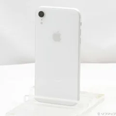 〔中古品〕 iPhoneXR 64GB ホワイト MT032J／A SIMフリー【258】