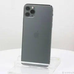 〔中古品〕 iPhone11 Pro Max 256GB ミッドナイトグリーン MWHM2J／A SIMフリー【262】