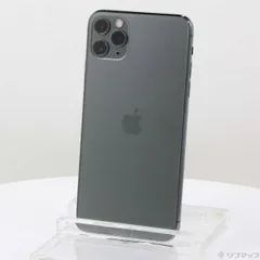 〔中古品〕 iPhone11 Pro Max 256GB ミッドナイトグリーン NWHM2J／A SoftBank【247】