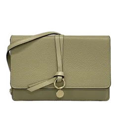 Chloe(クロエ) ショルダーバッグ ALPHABET(アルファベット) CHC21WP ライトグリーン レザー