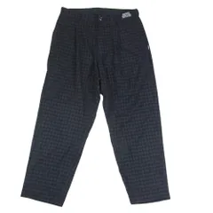 NEIGHBORHOOD ネイバーフッド 22AW 222AQNH-PTM02 TUCK PT WE タック パンツ チェック スラックス ブラック系 M【中古】のサムネイル