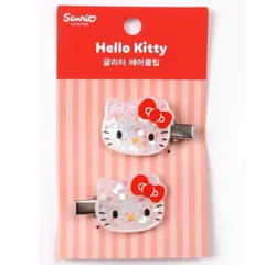 キラキラ‼️ キティ　ヘアピン　ヘアアクセ  サンリオ　ハローキティ　グッズ　キッズ　子供　大人　プレゼント　Raym アクセサリー