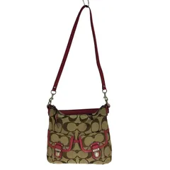コーチ COACH シグネチャー 2ポケット ショルダーバッグ レディース 表記無 