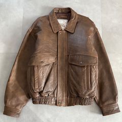 VINTAGE ヴィンテージ G-1 レザーフライトジャケット YKKジップ