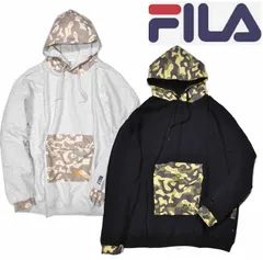 フィラトレーナー プルオーバーパーカー ユニセックス オーバーサイズ 長袖 裏毛スエット