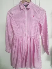 ポロラルフローレン 女の子 シャツワンピース 14 10/11歳用