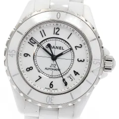 訳あり シャネル CHANEL H0970 J12 38ｍｍ 白セラミック 自動巻き メンズ 保証書付き_914467 訳ありシャネル CHANEL H0970 J12 38mm 白セラミック 自動巻き