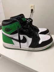 ナイキ エア ジョーダン 1 レトロ ハイ OG ブラック アンド ラッキー グリーン 280mm